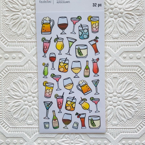 Recollections Happy Hour Stickers - Picture 1 of 4